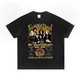 Rock Star T Shirt European and American Rateful Dead Rock Band Personality T-shirt Short Sleeve Loose