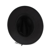 Walter White Fedora Men's and Women's Neutral Wool-like Felt Cap Black Top Hat British Jazz Hat Woolen