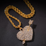 Jewelry Stainless Steel Plated Hip Hop Pendant Necklace rapper