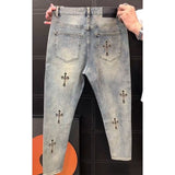 Unisex Jeans Loose Straight Jeans Design American Retro