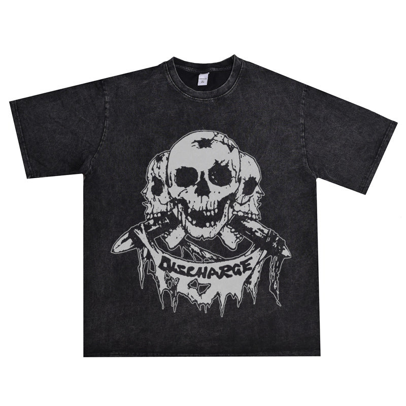 Rock Star T Shirt T-shirt Short Sleeve Loose Cotton Men and Women