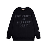Gallery Dept Sweatshirts Unisex Loose Casual Crew Neck Sweater