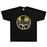 Rock Star T Shirt Scorpions MTV round Neck T-shirt Rock Band Loose Short Sleeve Men and Women