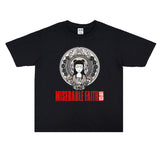 Rock Star T Shirt Youth Male and Female Personality Short Sleeve round Street Cotton T-shirt