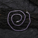 Zircon necklace tennis chain