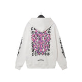 CHH Chrome Heart Hoodie Crowe hooded sweater loose casual terry jacket