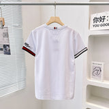 Tommy T Shirts Classic Embroidery Tommy Casual Sports
