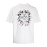 CHH Chrome Heart T Shirts Summer Horseshoe Print Short Sleeve T-Shirt