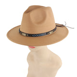 Walter White Fedora Men's and Women's British Fashion Top Hat Warm Felt Hat Gentleman