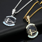 NBA Team Pendants Golden State Warriors Team Pendant Necklace