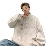 Unisex Baseball Jersey Fall/Winter Casual Stand-Up Jacket