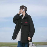 Unisex Baseball Jersey Vintage Spring Fall Casual Tooling Jacket