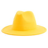 Walter White Fedora Jazz Top Hat Vintage Woolen Hat Embroidered Logo Felt Hat