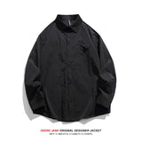 Men Long-Sleeved Shirt Spring Long Sleeve Shirt Coat Men Loose Casual Shirt