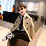 Boy Jacket Children's Clothing Coat Spring and Autumn High-End Children Teens Tops Tide