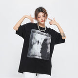 after Prom Shirt Summer Printed Loose T-shirt Women Short Sleeve Men's Cotton Half Sleeve T-shirt