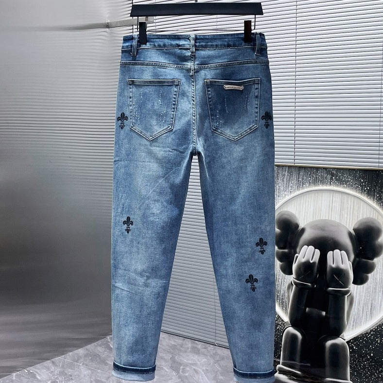 CHH Chrome Hearts Jeans Ripped Jeans