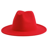 Walter White Fedora Jazz Top Hat Vintage Woolen Hat Embroidered Logo Felt Hat