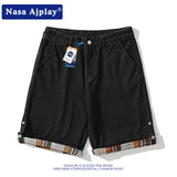 Nasa Shorts Denim Shorts Men's Summer Fashion Brand Loose