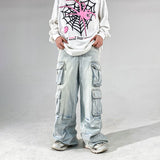 Unisex Jeans Vintage Jeans Washed and Old