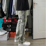 Unisex Jeans High Street Design Straight ins Casual