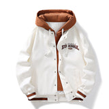 Nasa Jacket Men's Spring and Autumn Hooded Casual Loose Trendy Men's Jacket