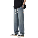 Unisex Jeans Summer Vintage Casual Loose Straight Pants