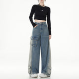 Unisex Jeans American Jeans Loose Straight