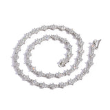 Zircon necklace zircon tennis single row chain