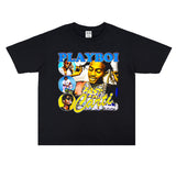 Rock Star T Shirt Rap T-shirt Short Sleeve Loose