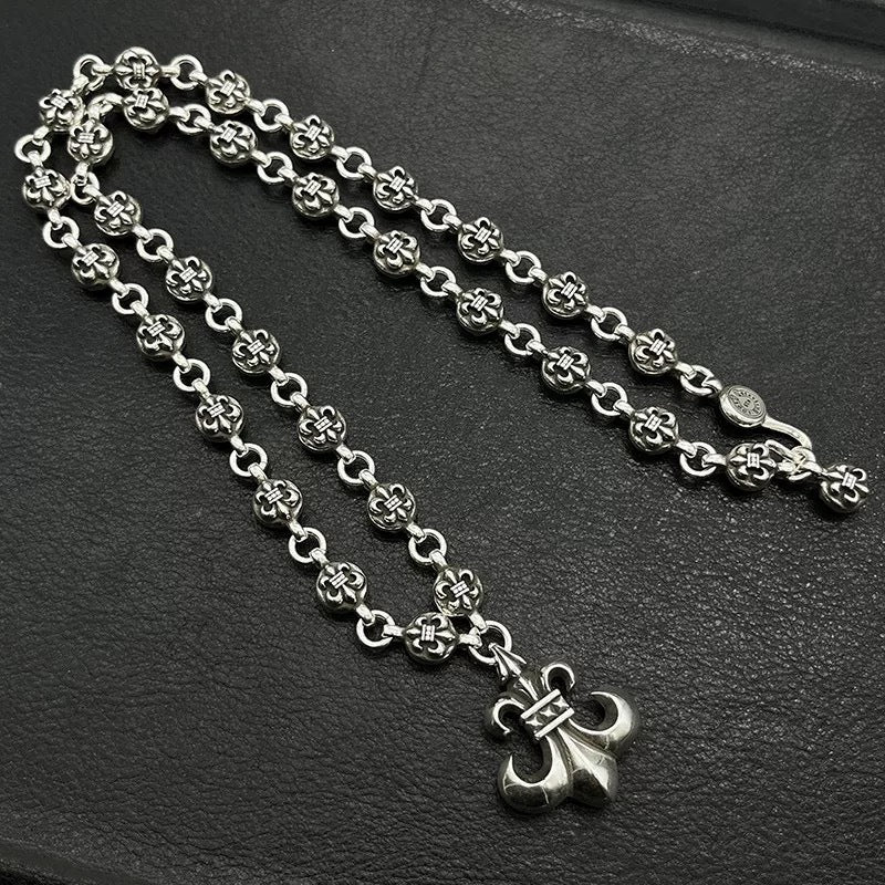 Chrome Heart Necklace Integrated Chain Male Female