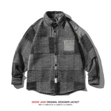 Men Long-Sleeved Shirt Men Winter Loose Casual Long Sleeves Shirt Coat