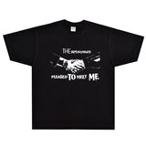 Rock Star T Shirt the Replacements Pleased to Meet Me T-shirt Rock Band Loose Short Sleeve