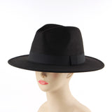 Walter White Fedora Autumn and Winter Men and Women Woolen Hat British Fashion Imitation Wool Felt Cap