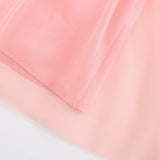 Girl Dress Children Shirt Summer Girls' Dress Cartoon Embroidered Mesh Princess Dress Cute