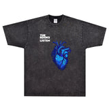 Rock Star T Shirt The Kooks Listen T-shirt Rock American Loose Style Vintage Print Short Sleeves