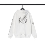 CHH Chrome Heart Hoodie Croqin cotton terry zip-up cardigan hooded sweater