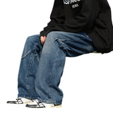 Unisex Jeans Retro Jeans Wide Leg Pants