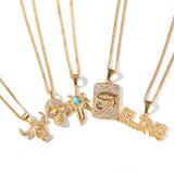 Jewelry Fashion Brick Pendant Necklace Alphabet Pieces Word Up Animal The Eye of Horus Skull Pieces