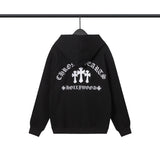 CHH Chrome Heart Hoodie Crowe hooded zip sweater women autumn and winter loose