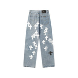 CHH Chrome Hearts Jeans Unisex Casual Loose Jeans