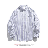 Men Long-Sleeved Shirt Spring Long Sleeve Shirt Men's Loose Casual Shirt Coat