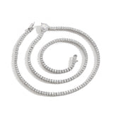 Zircon necklace heart-shaped pendant tennis chain
