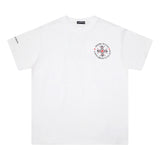 CHH Chrome Heart T Shirts Red Cross Sanskrit Letter Short Sleeve T-Shirt