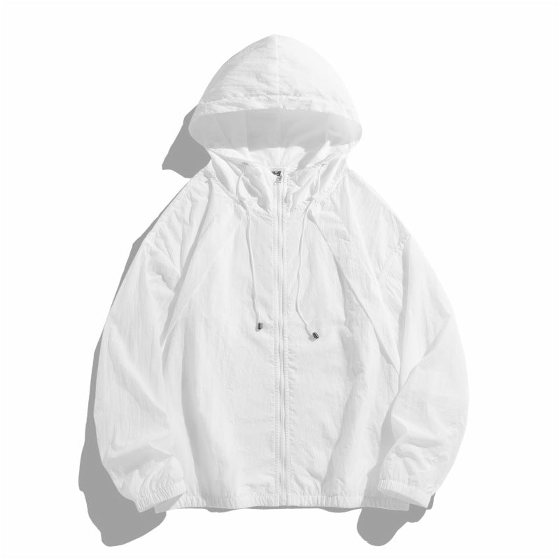 Nasa Sun Protection Shirt Coat Men's Summer Fashion Sun Protection Clothing Hooded