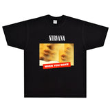 Rock Star T Shirt Kurt Cobain When You Wake T-shirt Komei Retro Loose Short Sleeve