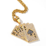 Jewelry Stainless Steel Plated Hip Hop Pendant Necklace rapper