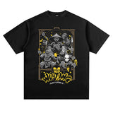 Hip Hop Rapper T Shirt Short Sleeve T-shirt Loose Men and Women