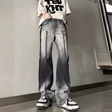 Unisex Jeans Tie-dye Old Pants