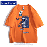 Nasa Tracksuit Short-Sleeve Shorts Suit Men's Summer Trendy Student Fitness Casual